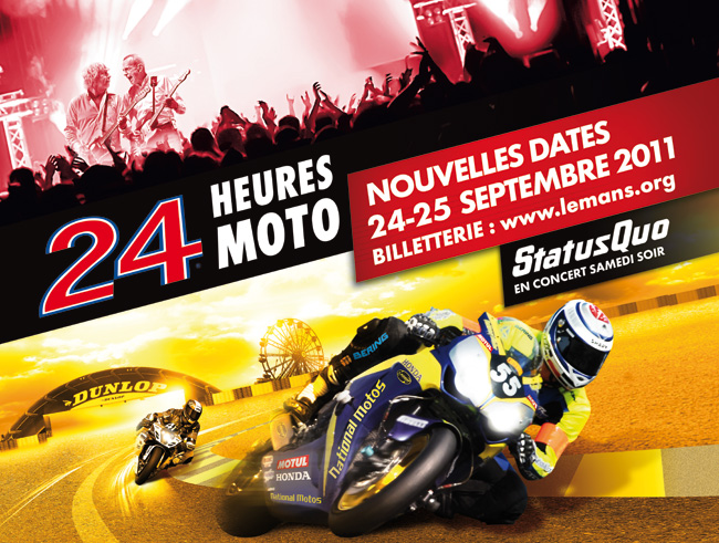  24H00 Moto Rendez-vous les 24 et 25 septembre 2011 Affich10