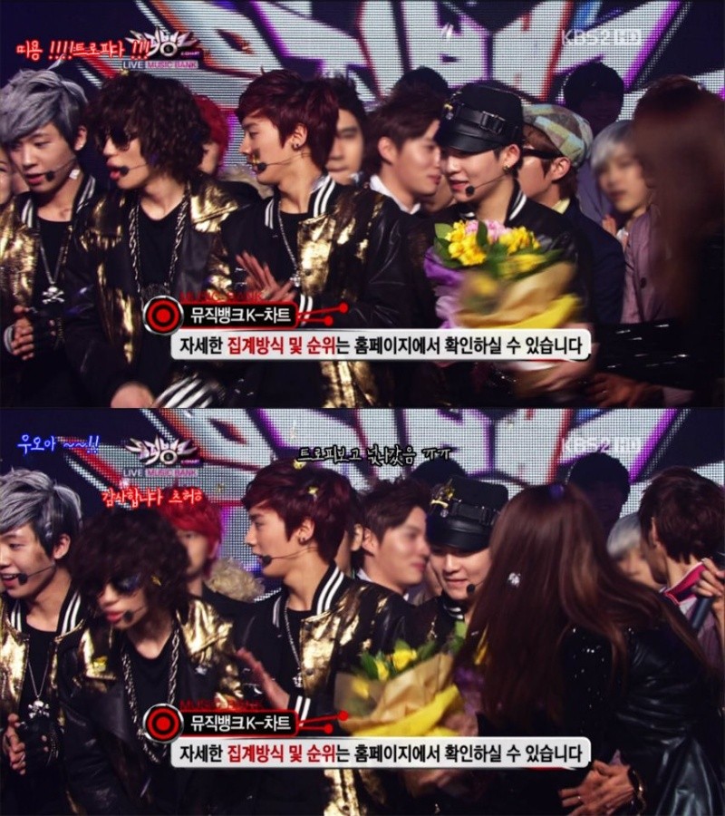 [03.02.2012] TEEN TOP gagne au K-Chart du Music Bank 42385410