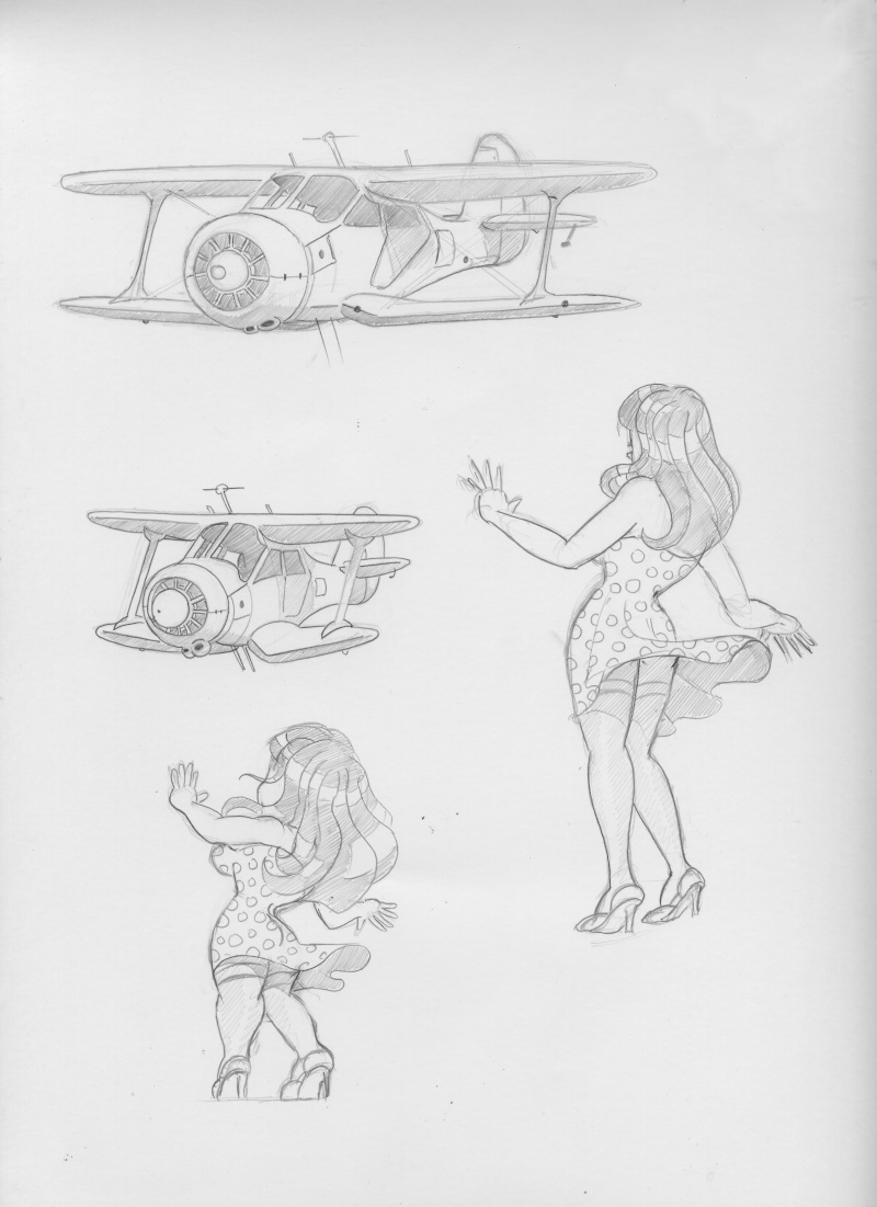 Ma seconde pin up : Miss Staggerwing Avion_21