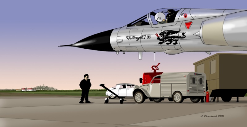 Coté Carton : le Mirage III V  Avions25