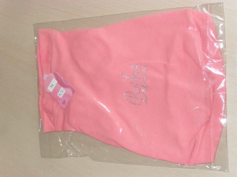 Pink Top with Babe in jewels - Size Small  - KISSIBOO Auctio25