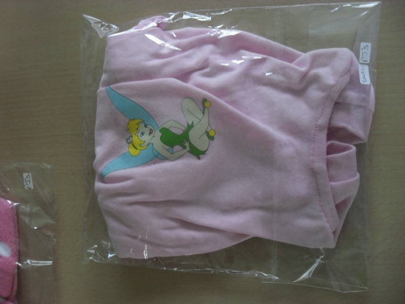 Pink Tinkerbell PJ's - Size Small - KISSIBOO Auctio26