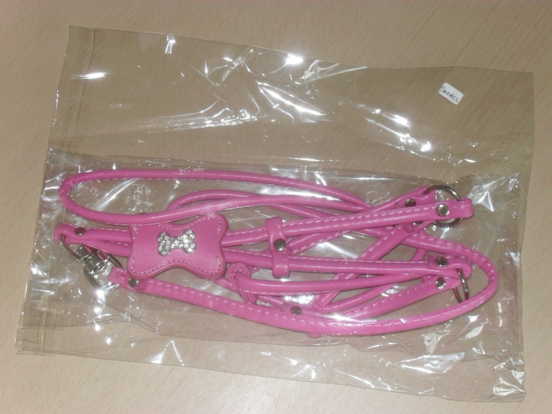 Soft Baby Pink Harness and Lead in one - KISSIBOO Auctio40