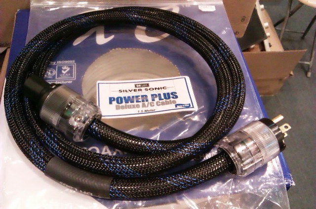 DH Labs Power Plus Studio Reference AC Power Cable 1.0 Meter by Silver Sonic 