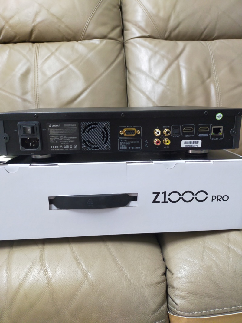 Zidoo Z1000 pro 4K UHD Android Media Player (used) Img20228
