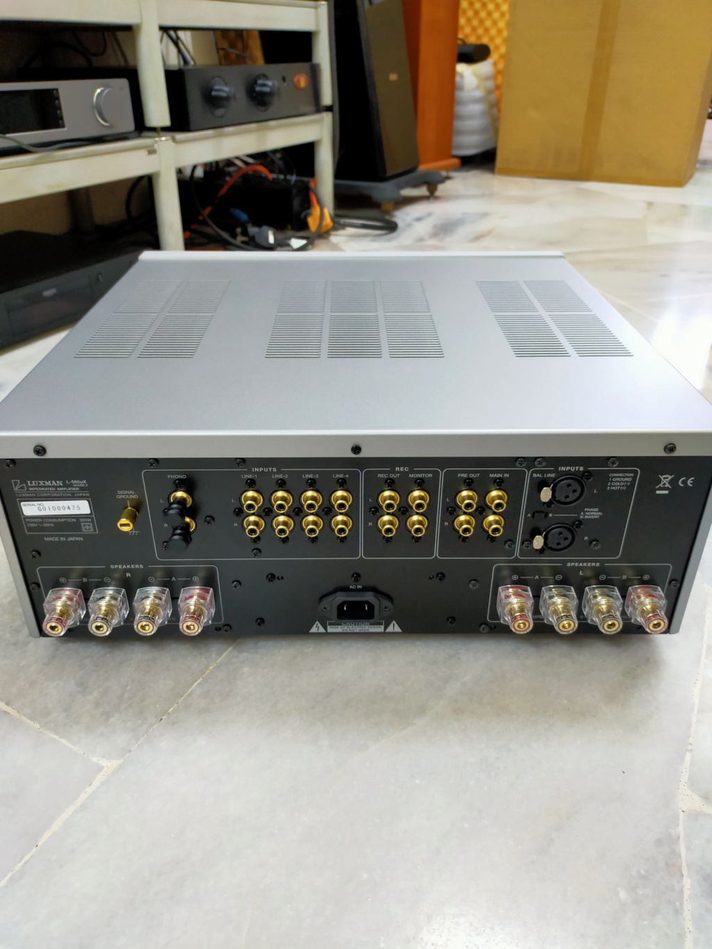 Luxman Amplifier L-505 ux Mk II used Img20249
