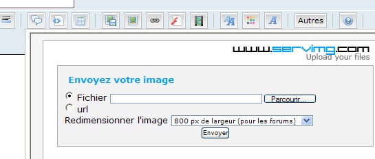 mettre une photo sur le forum ou dans une annonce Screen10