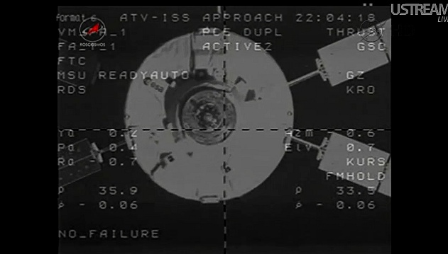 ATV-3: Amarrage, mission et fin de mission Sans_832