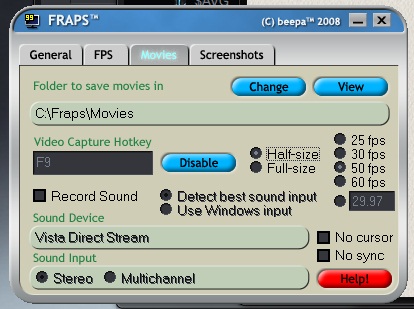 Fraps Recording Tutorial - Retailed Version  Fraps310