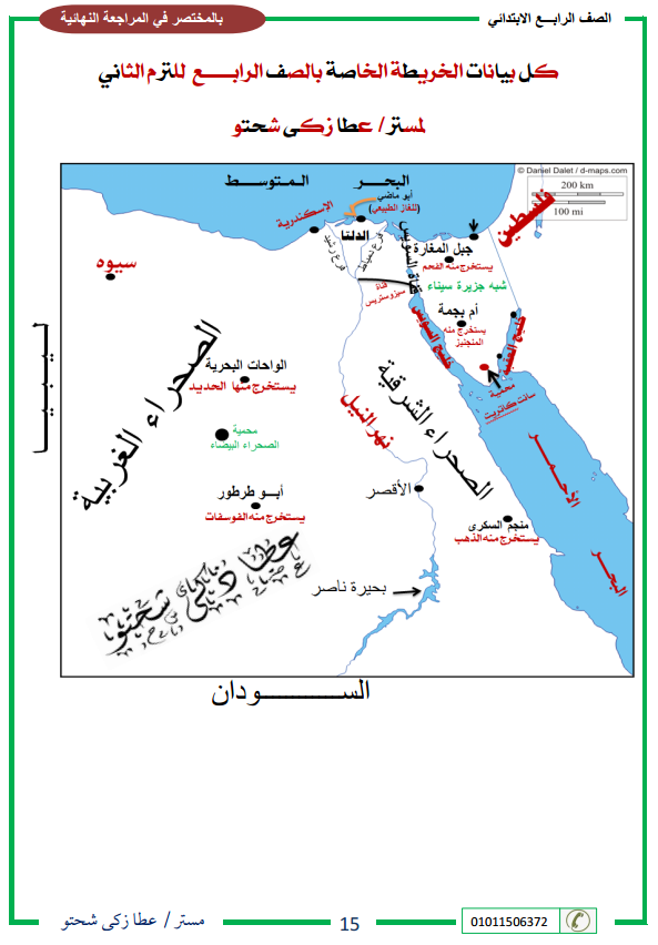 المختصر المفيد مراجعة فورة دراسات للصف الرابع الإبتدائى أخر العام2019 56811410