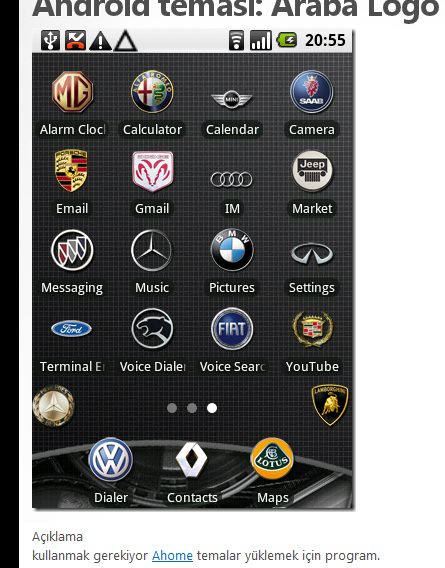 Android theme: Car Logo ındır Ekran_18