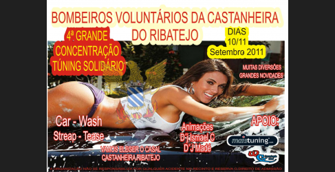 4ª Concentração tuning solidário bombeiros voluntários Castanheira do Ribatejo - 10 | 11 de Setembro de 2011 Cartaz10