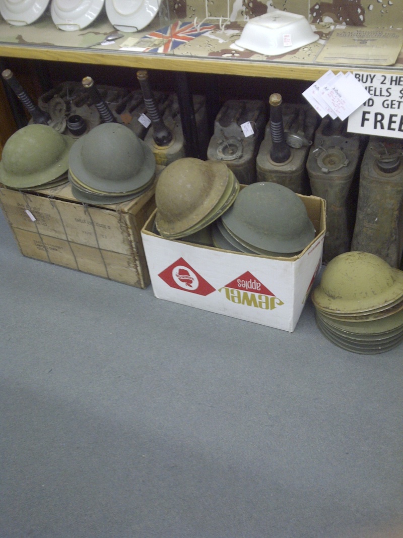 WW II Canadian Helmet Stash Found In Quebec Woolwi10