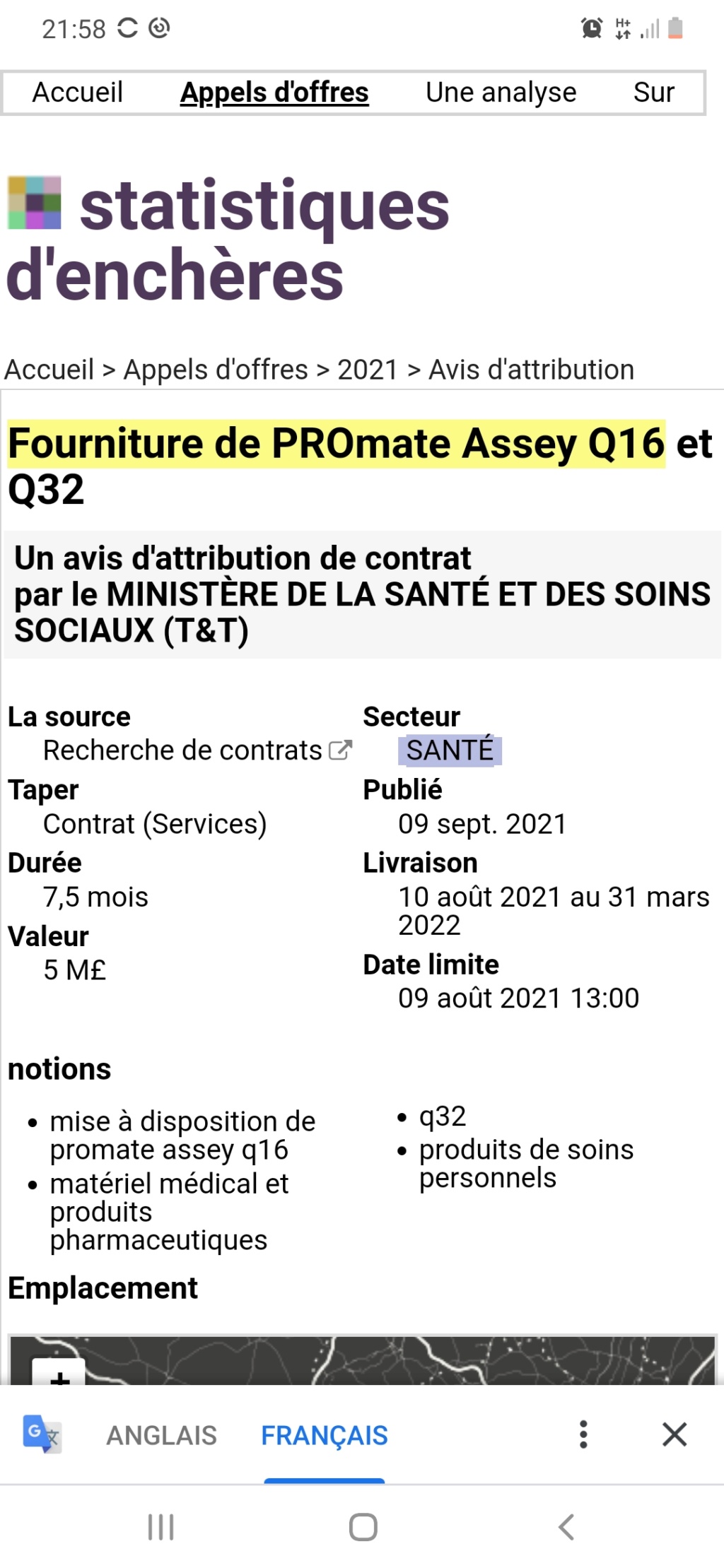 Fournitures en q16 et q32 Screen54