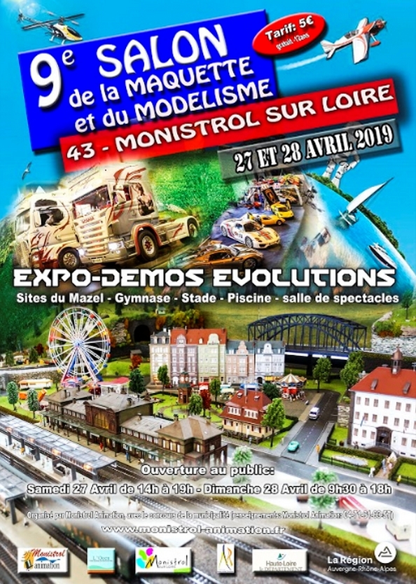 Salon de la maquette et du modélisme 27 – 28 avril 2019 à Monistrol sur Loire (43) Monist10