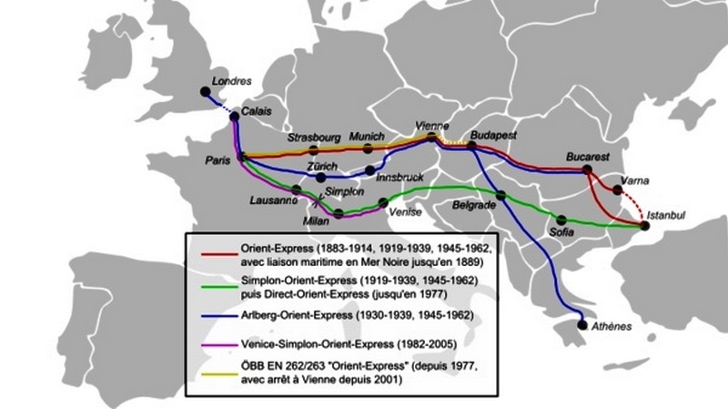 diagrammes de compositions de trains "mythiques" de 1930 à 1965 Orient10