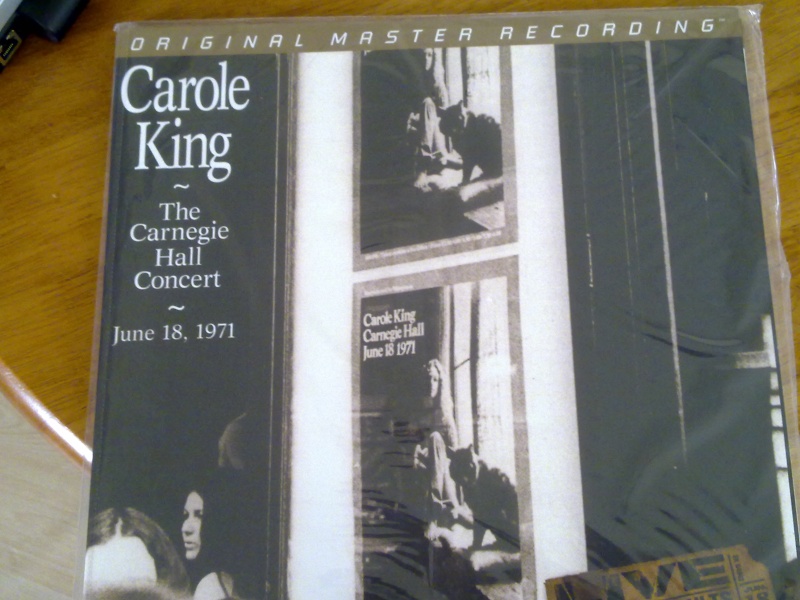 MFSL Carole King Carnegie Concert Sealed Carole13