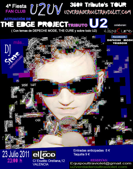 CENA fiesta dia 23 Julio Sala El Loco and The Edge Project Cartel10