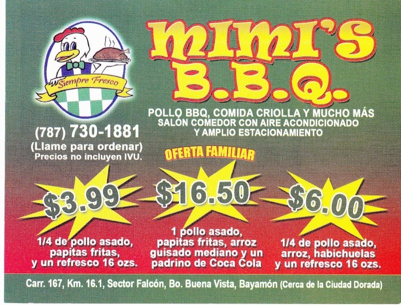 Menú mimi's B.B.Q Img_0011