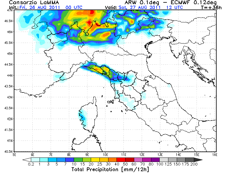 Osservazioni 26 agosto. Pcp12h10