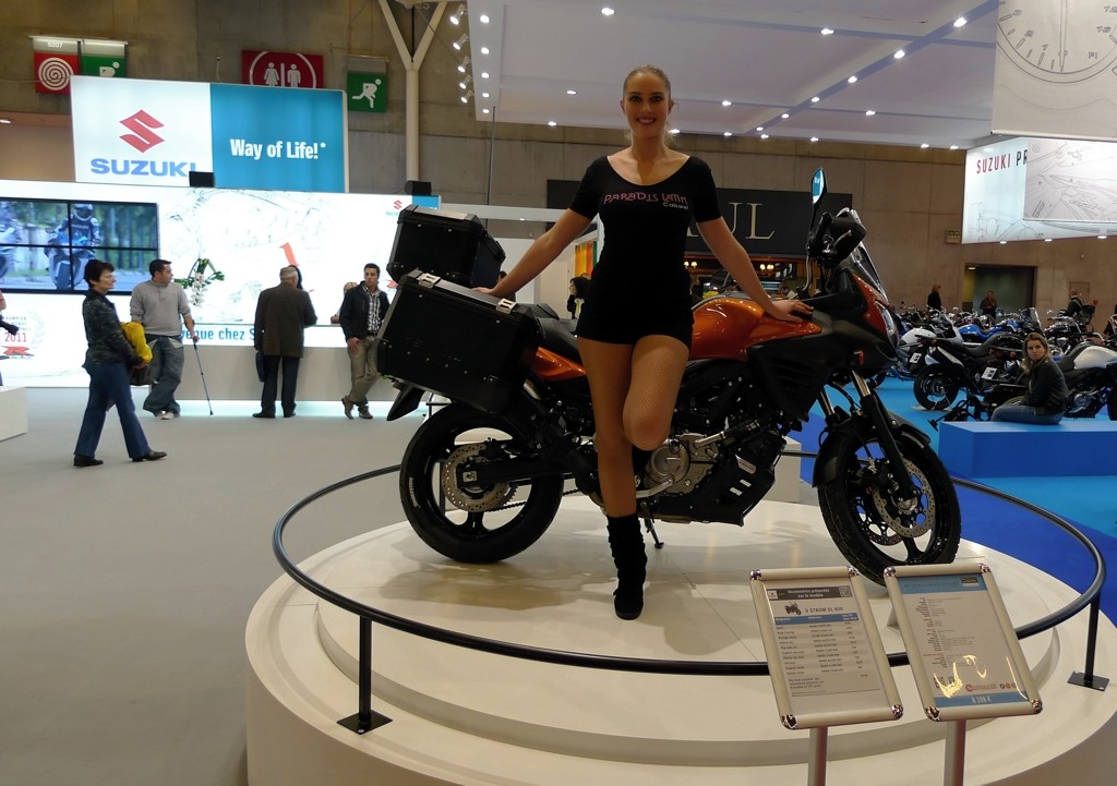 Bon courage pour la visite du salon de la moto Suzuki12