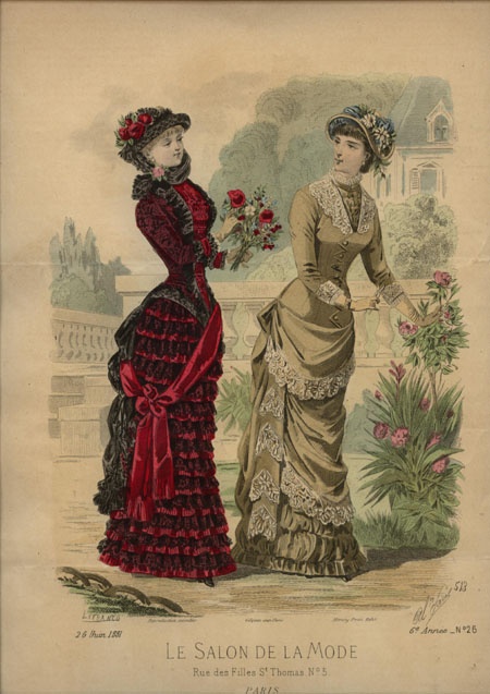 Les sous vêtements féminins en 1880 Salon_11