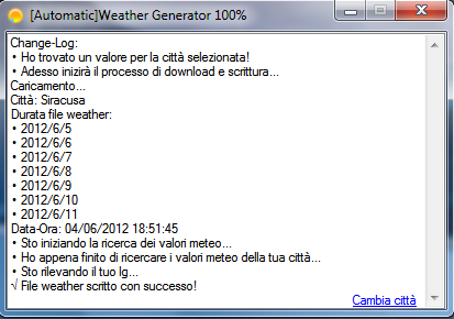 [Automatic]Weather Generator V2 Screen64