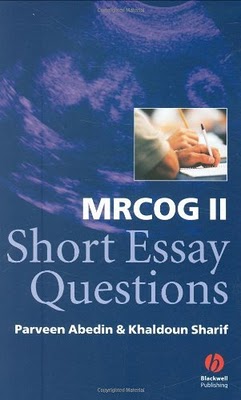 MRCOG II Short Essay Questions Mrcog_10