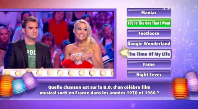Elodie dans "le bal des 12 coups" le 14/07/2012 sur TF1 a 20H50 Scree180