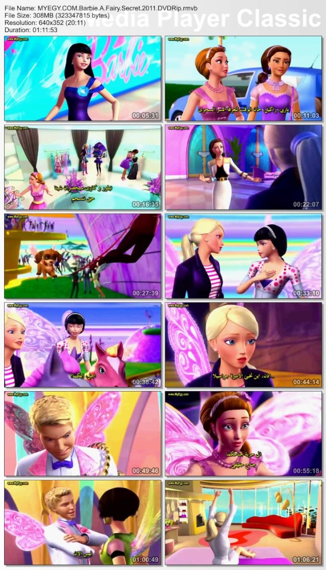 حصريا لمحبى أفلام باربي الفيلم الكوميدي العائلى الرائع Barbie: A Fairy Secret 2011 مترجم بجوده DVDRIP وعلى اكثر من سيرفر  Ouuou_12