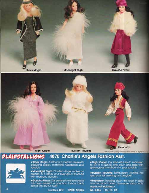 Drôles de dames : Hasbro 1977 Angels12