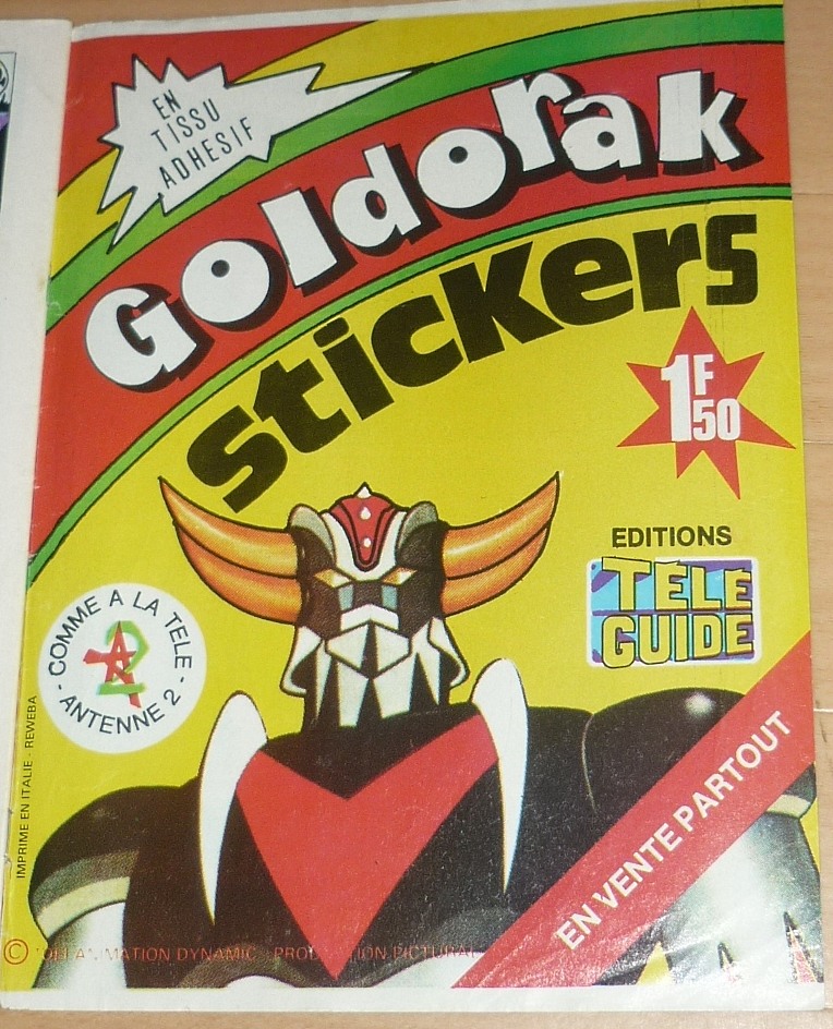 Magazine souple :Goldorak (Télé Guide 1978). P1100627