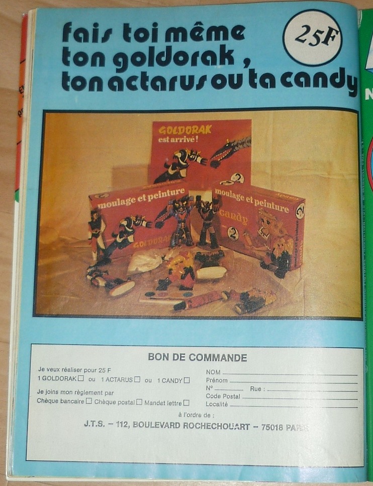 Magazine souple :Goldorak (Télé Guide 1978). P1100636