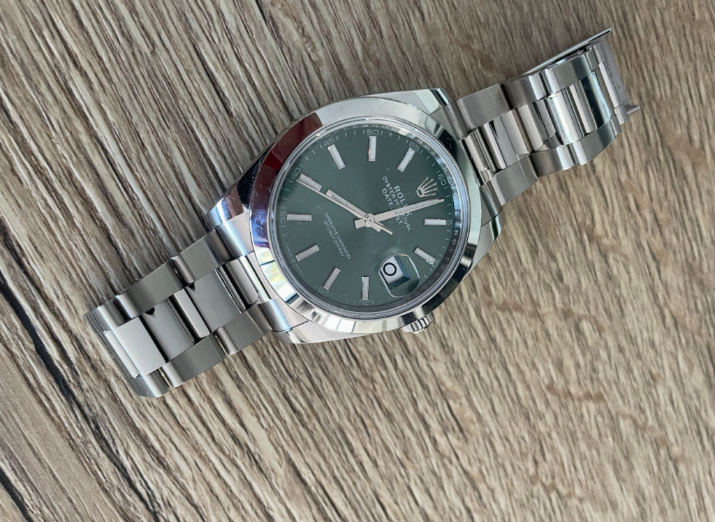 [Vends] rolex datejust 41 vert menthe  Img_2115