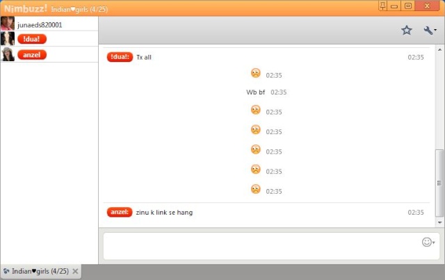 Nimbuzz PC 2.2 with chat room pre release version Captur12