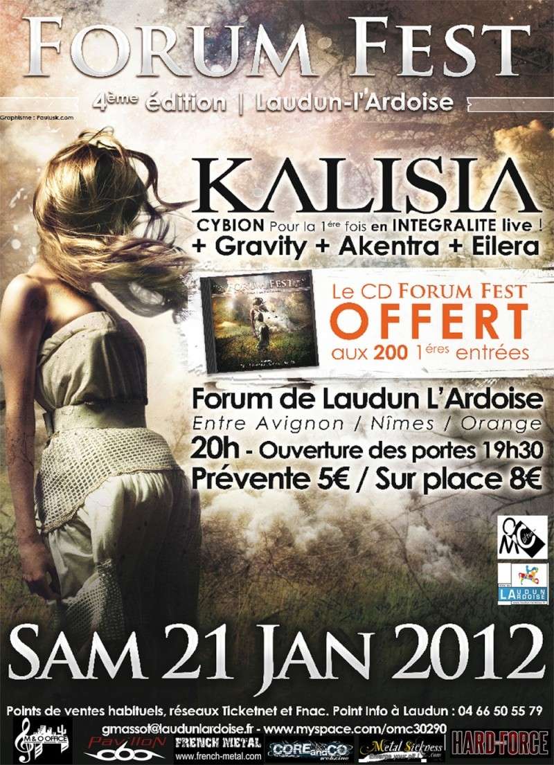 Kalisia le 21/01/2012 @ Forum de Laudun L'ardoise Forumf10