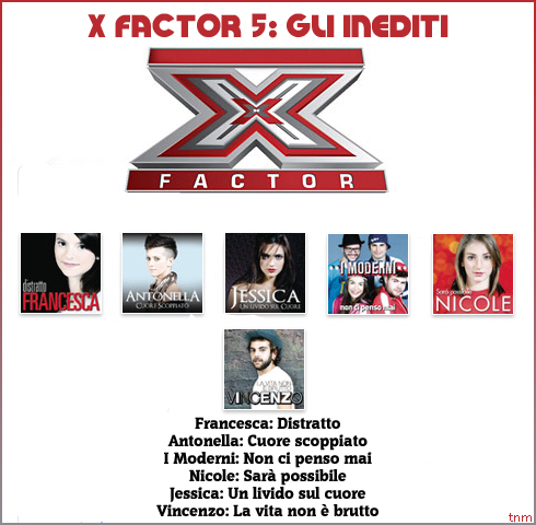 X Factor 5: Gli Inediti [2012] Coverx11