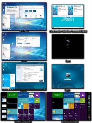 Windows 8 Skin Pack 3.0 per Windows 7 (x86/x64)BIT Window10