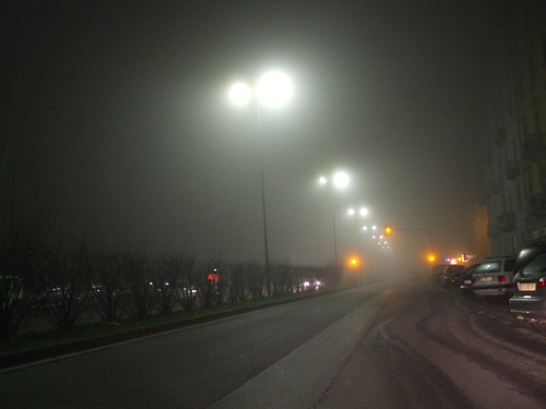 una citta'. un perche'. Citta' raccontate. Nebbia10