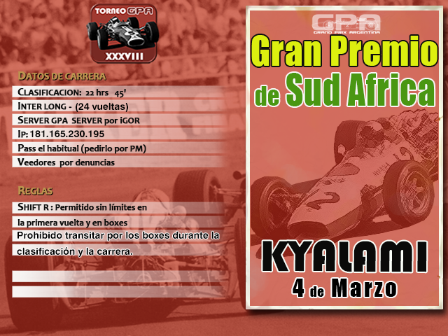 Torneo Edicion XXXVIII -  Kyalami T38_0110