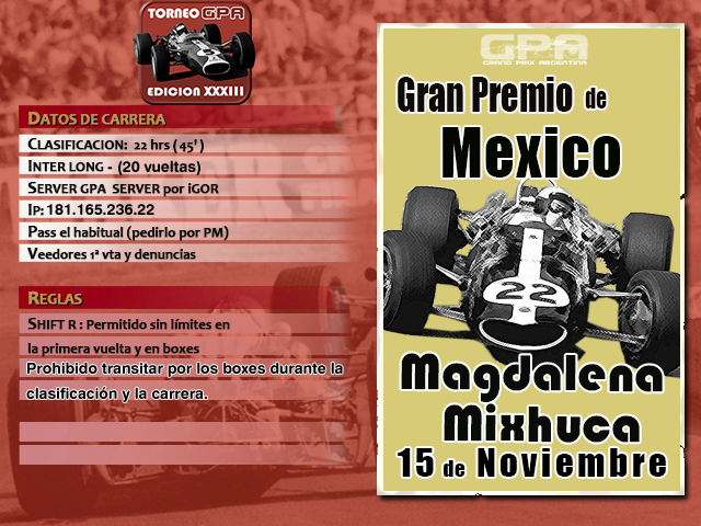 Torneo Edicion XXXIII - México Torneo33