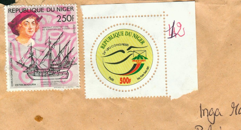 Runde Briefmarken Nigeri10