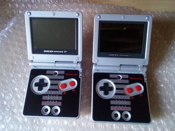 Console Game Boy Adance backlight mod ASG-101 et custom 33170611