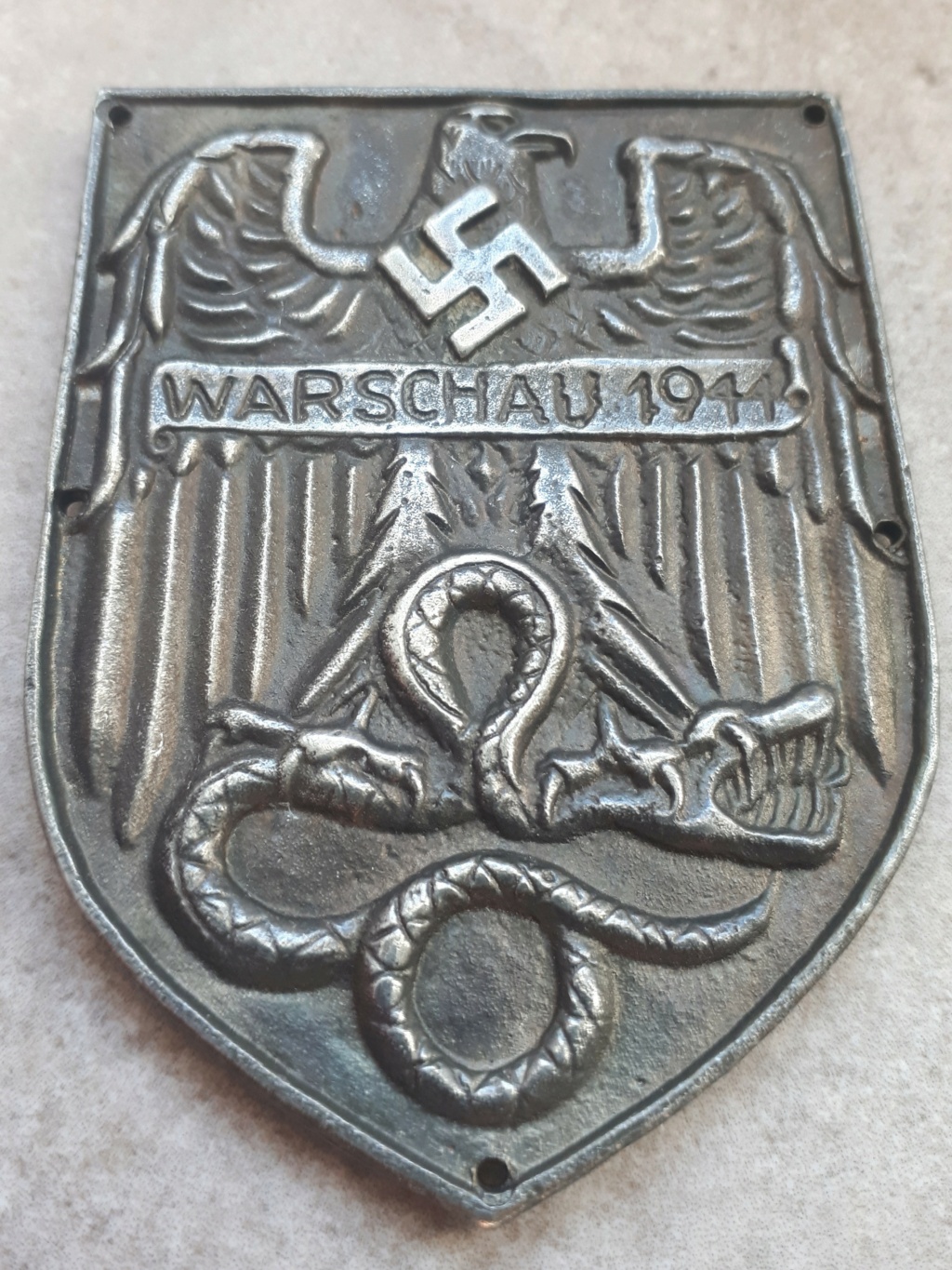plaque de bras warschau 1944 20230122
