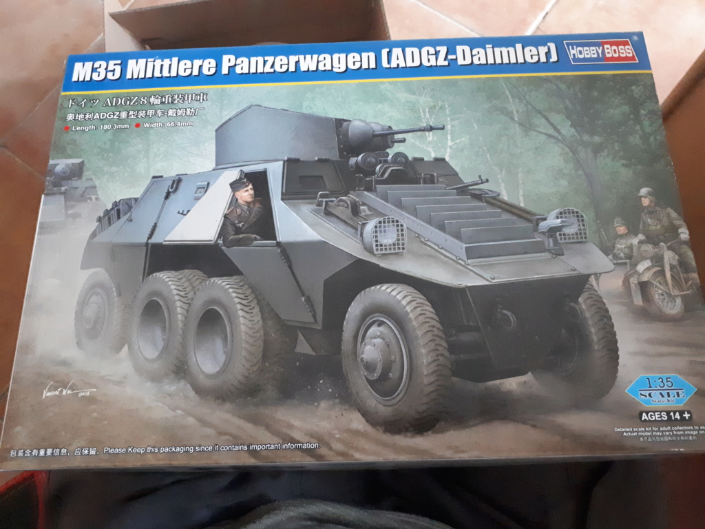 Accrochage dans les Sudètes - M35 Mittlere Panzerwagen ADGZ-DAIMLER - 1/35 Hobby Boss 20230931