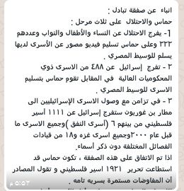 صفقة تبادل اسرى سرية بين حركة حماس والكيان الصهيوني Aoa11111