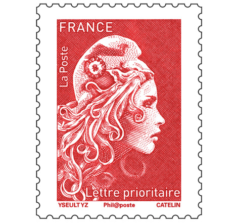 Affranchissement timbre Marianne rouge usage uniquement en France ? 12118010