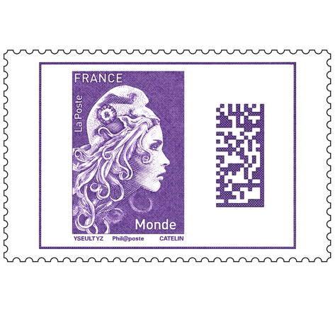 Affranchissement timbre Marianne rouge usage uniquement en France ? 12394810