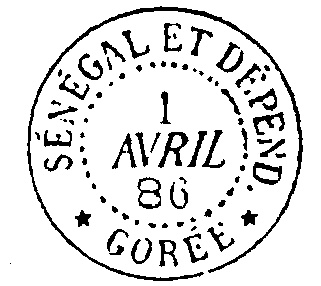 Senegal - cachet Saint Louis Goree512