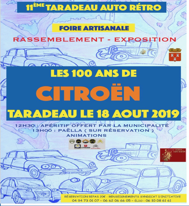100 ans Citroën à  Taradeau (Var) 2019-010